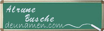 Alrune Busche Visitenkarte